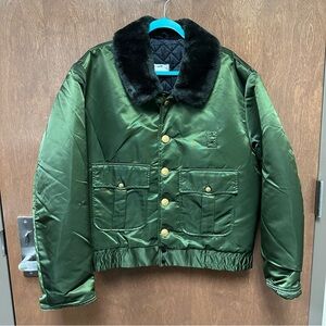 Vintage Tuffy Jac bomber jacket Men’s 48R police sheriff soldier military retro